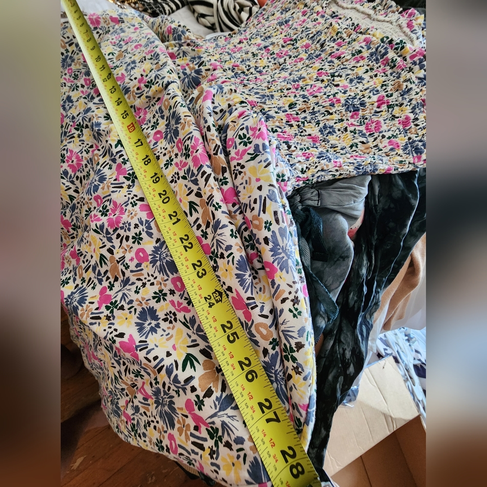 NWT GAP Smocked Tiered Midi Dress - Picture 8 of 11